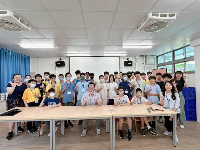 懷生國中-22校資優生齊聚懷生國中 攜手國立臺北科技大學培育AI未來人才