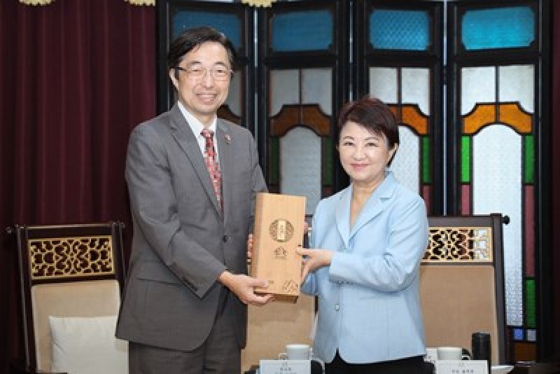 日本熊本縣知事木村敬首訪中市府 盧市長：盼深化半導體與各領域交流、共創雙贏