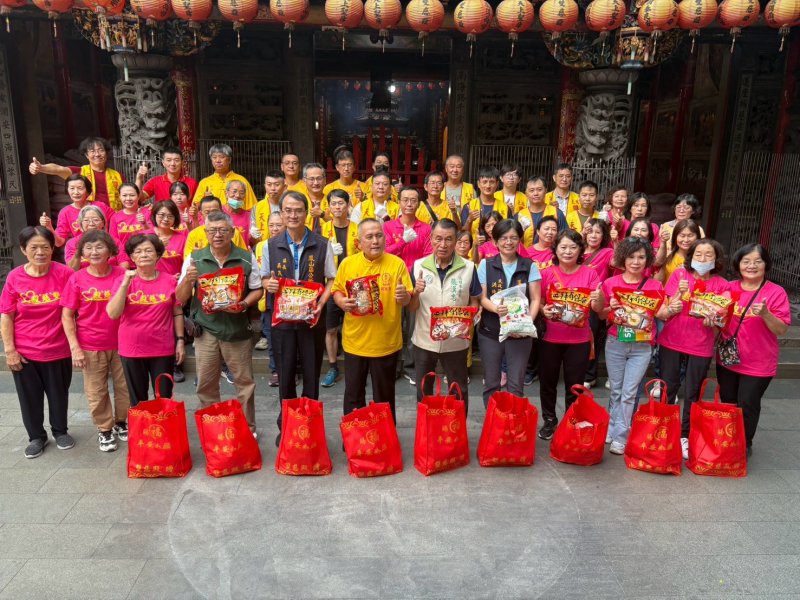  雙慈殿中秋送暖　360萬元民生物資助4500戶弱勢家庭