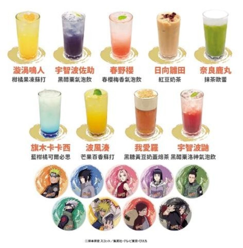 《火影忍者-72系列-x MyAnime Cafe》即日起重磅登場