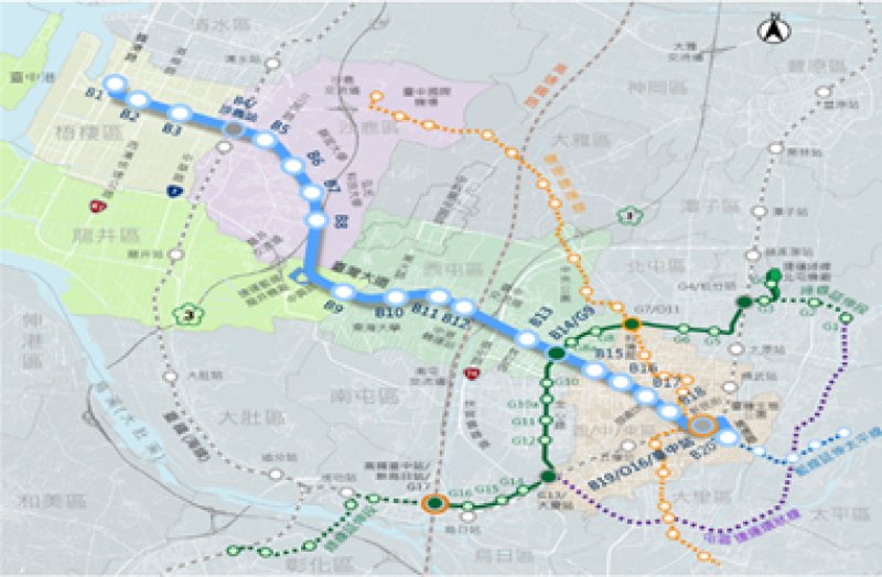 捷運藍線計畫範圍