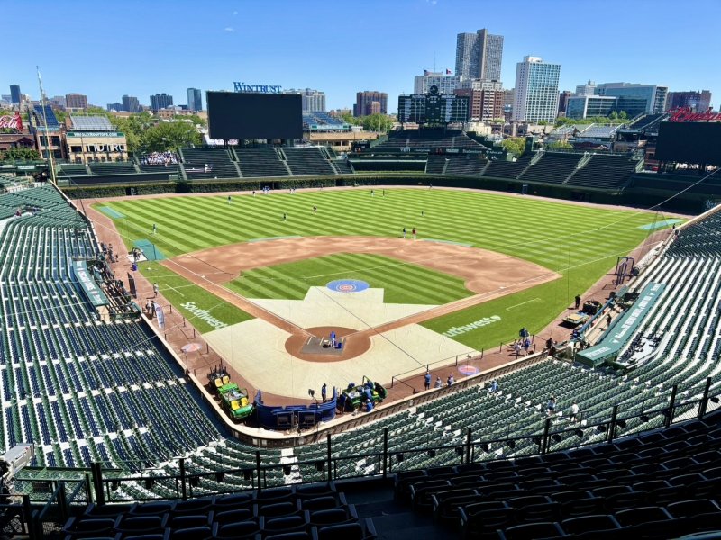 Wrigley Field自1914年啟用，是美國職棒大聯盟（MLB）歷史第二悠久的球場