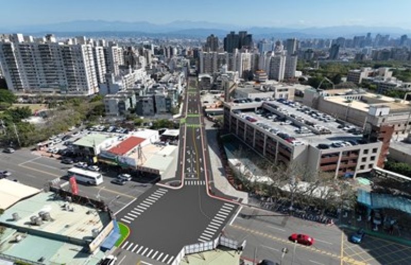 工程將由福瑞街向西延伸至東大路一段,全長約215公尺 工程將由福瑞街向西延伸至東大路一段,全長約215公尺