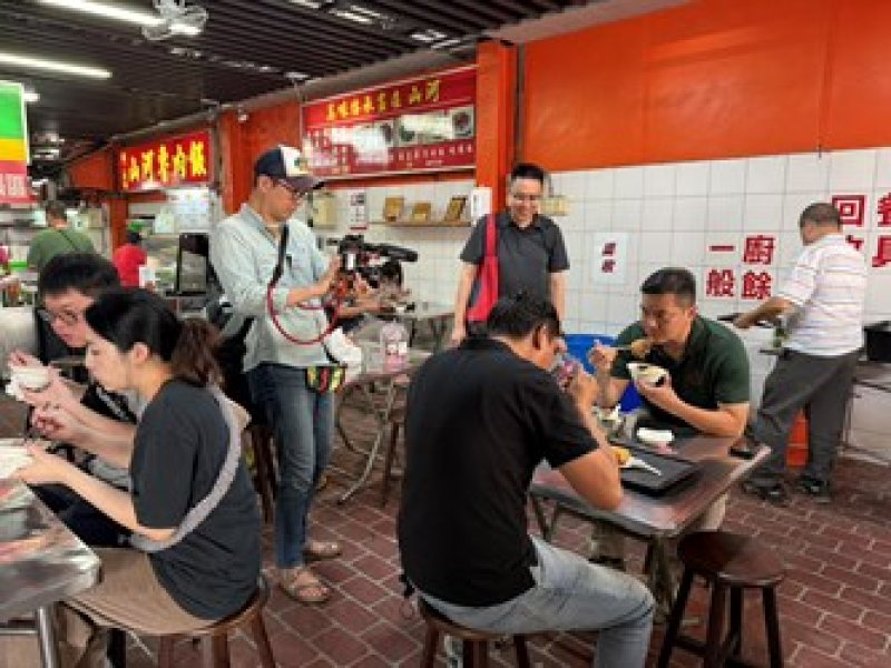 《走進世界》節目於第二市場拍攝在地美食