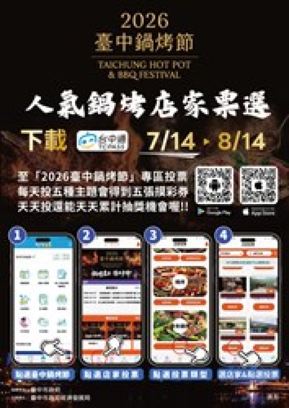 人氣店家票選活動於台中通開跑