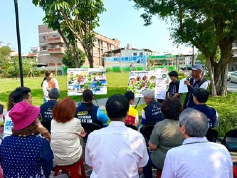 市府建設局投入總經費約2,300萬元辦理「東區十甲公園綠美化及共融遊戲場工程