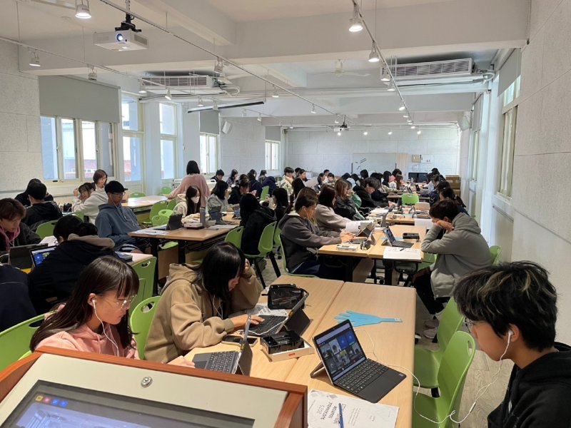 國立新竹高商學生與美國奧羅西高中學生進行線上視訊交流,以「永續旅遊(Sustainable Touri 國立新竹高商學生與美國奧羅西高中學生進行線上視訊交流,以「永續旅遊(Sustainable Touri