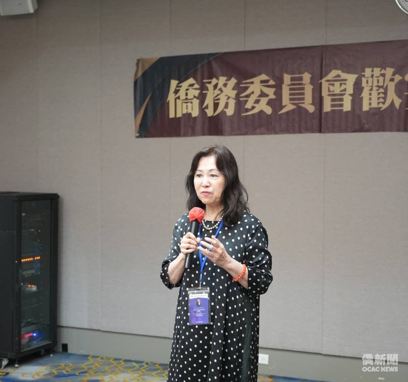 加拿大台灣商會聯合總會會長高慧清致詞