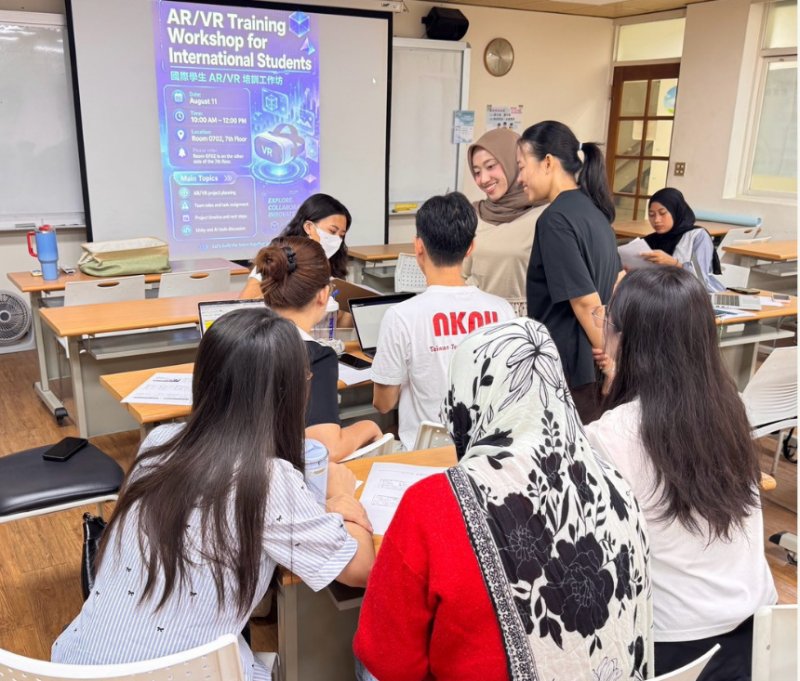 TEEP國際學生與本校學生於培訓工作坊中研習交流