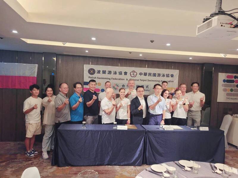 波蘭跳水國家隊前進高雄移地訓練，備戰世界錦標賽 與台灣簽署交流合作MOU
